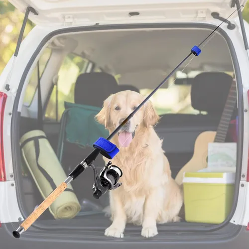 Miniatura 6 de Sumind 12 correas de caña de pescar, correas elásticas para cañas de pescar, correas elásticas para aparejos, soportes para cables aptos para cañas