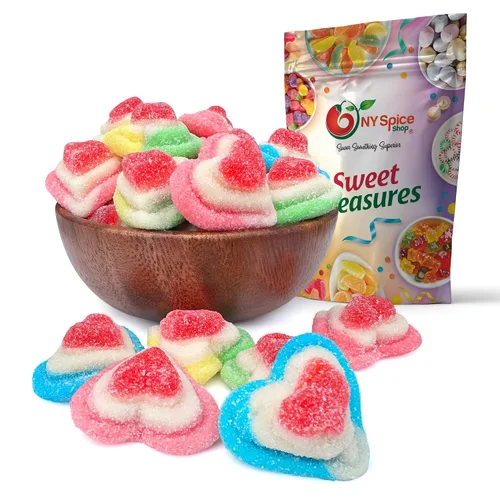 Miniatura 7 de NY Spice Shop Gummy Rings Candy - Anillos de Caramelo de 1 Libra - Deliciosos Anillos de Fruta - Anillos de Manzana Verde - Anillos de Caramelo