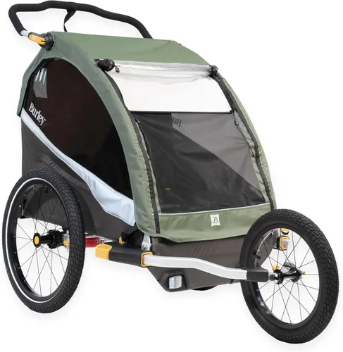 Miniatura 2 de Kit Jogger para Bicicleta, Aluminio, Negro/Plata, 16 pulgadas