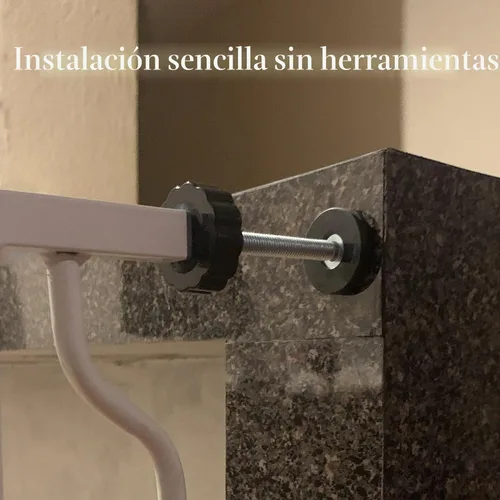 Miniatura 5 de Paquete de 4 tornillos de 0.3 pulgadas para instalar puertas de bebés a presión, con abeto de accesorio para todas las puertas de ensayo a presión