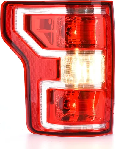 Luz trasera compatible con Ford F150 F-150 2018 2019 2020 Luz trasera del lado del conductor, luz trasera del lado del conductor, conjunto de señal