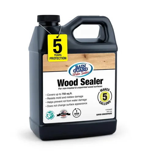 Miniatura 11 de Rain Guard Water Sealers - Sellador de madera - Protección penetrante repelente al agua para todas las superficies de madera porosa - Sellador