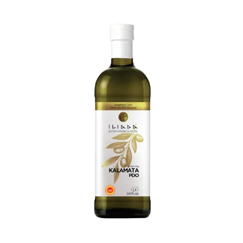 Iliada Kalamata DOP Aceite de oliva virgen extra, 1 litro | Multipremiado | Región única 100% griega | Koroneiki monovarietal | Prensa en frío |