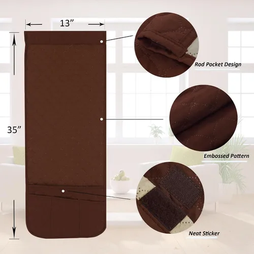 Miniatura 7 de Organizador de sillón para sofá, soporte de control remoto, duradero y antideslizante, organizador de reposabrazos para sofá reclinable, 4 bolsillos