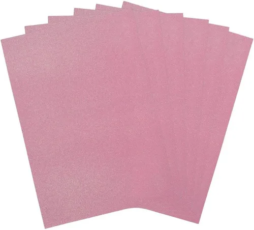 Miniatura 9 de Mega Crafts 6 hojas metálicas de espuma EVA de 16 x 24 pulgadas, papeles con purpurina azul brillante con parte trasera adhesiva, álbumes