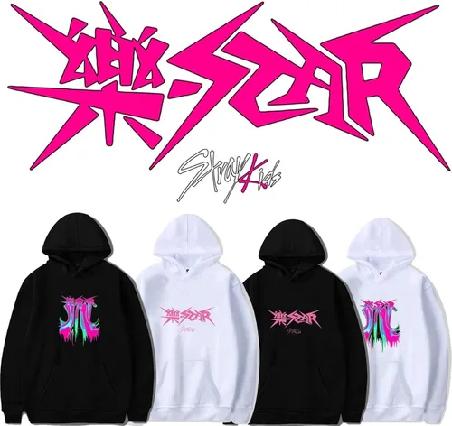Miniatura 2 de YJYP Stray Kids Star - Sudadera con capucha Felix Hyunjin Bangchan Han