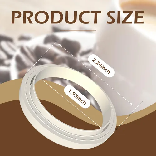 Miniatura 3 de 2 anillos de vapor de silicona de 2.126 in para máquina de café espresso Breville 878/870/860/880/810/840/450/500 y Sage 880/878/875/870/810/500