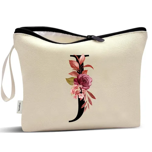 Miniatura 71 de Vavabox A-Z Bolsa de Maquillaje Personalizada, Regalos de Cumpleaños para Mujeres y Mamá, Regalos para la Mejor Amiga, Bolsa de Cosméticos