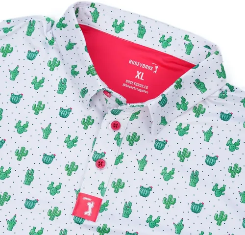Miniatura 3 de Bogey Bros - Divertidas camisas polo de golf de manga corta para hombre, con elástico de 4 vías y protección FPU 50