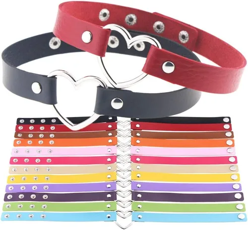 Miniatura 3 de YA-LIDS - Gargantilla para mujer y niña, ajustable, diseño de rock punk, collar para cuello