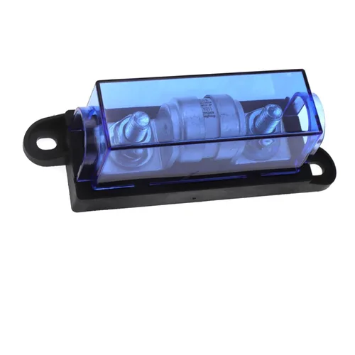 Miniatura 17 de Fusible de 80 Amperios Clase T con Bloque, Operación 150V DC, Bloque de Fusible ANL de 100A para Inversores, ATV, RV, Barco, Coches, Camiones