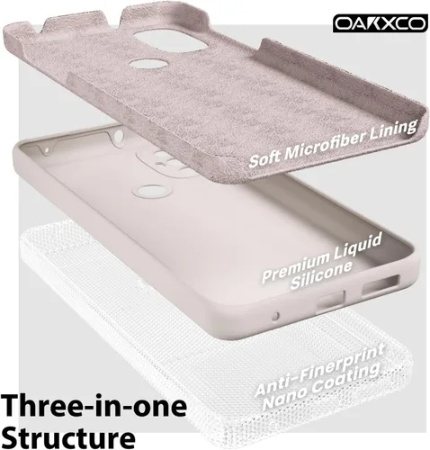 Miniatura 5 de oakxco para Motorola Moto G Power 2022 Funda de teléfono/Moto G Play 2023 Funda de teléfono de silicona líquida, goma de goma delgada y suave en gel