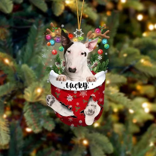 Miniatura 37 de Adorno de Navidad personalizado para perro Airedale Terrier en bolsillo de nieve, adorno para árbol de Navidad, idea de regalo para amantes