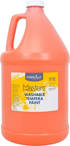 Miniatura 10 de Handy Art Little Masters - Pintura al temple lavable, turquesa, botella de 128 onzas, brillante y mezclable, alta opacidad, colores lavables