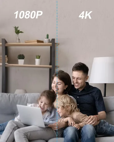 Miniatura 2 de Swann Cámara de seguridad para el hogar, POE Cat5e NVR 4K HD Video, CCTV de vigilancia con cable para interiores y exteriores, visión nocturna a