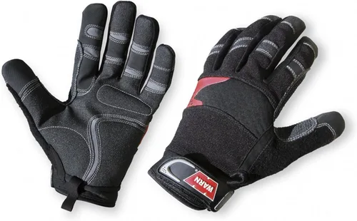 Miniatura 3 de WARN 91600 Mano: Guantes de cuero sintético con refuerzo de Kevlar, XXL, negro, 1 par
