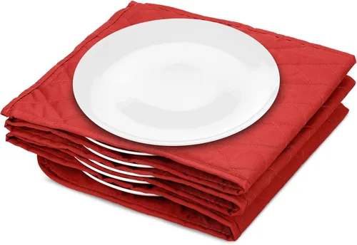 Miniatura 7 de Navaris Calentador Eléctrico de Platos - 10 Bolsillos de Calentamiento de Manta para Platos de Cena a 165 Grados en 10 Minutos - Diseño Plegable