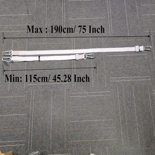 Miniatura 6 de HUAWELL Cinturón de seguridad con cordón ajustable, arnés de escalada de árboles, equipo de protección, kit de protección personal para detención