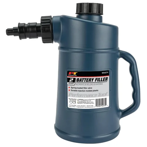 Miniatura 8 de Performance Tool W54273, boca de radiador plástica (2.5 galones), Relleno de batería (2QT)