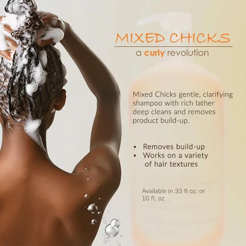 Miniatura 3 de Mixed Chicks Champú aclarante suave, 10 onzas líquidas.