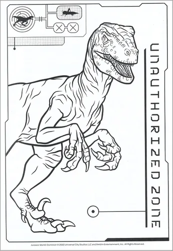 Miniatura 6 de Libro para colorear y actividades Jumbo de Jurassic World - 64 páginas
