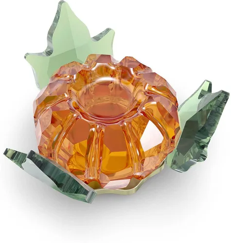 Miniatura 7 de Swarovski Garden Tales - Imán de flor de cerezo, pequeño, cristales de Swarovski rosa y metal con acabado en tono dorado, parte de la colección