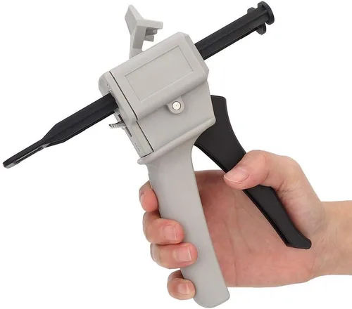 Miniatura 3 de Pistola de pegamento AB de 1.7 fl oz, 7.5 x 2.3 x 6 pulgadas mixta universal 1:1 y 2:1 herramienta de mango de aplicación adhesiva