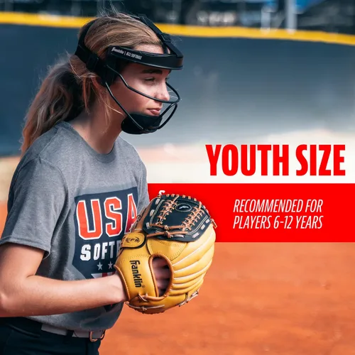Miniatura 7 de Franklin Sports Softball Face Mask for Fielders - Girls Youth Face Shield for Infielders - Kids Fielding Guard for Fastpitch + Slowpitch Softball