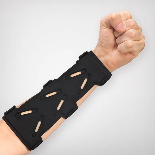 Archery Arm Guard, Adjustable & Breathable Double-Layer Forearm Protector with 3 Straps, Unisex Ambidextrous Design for Youth & Adults, Archery