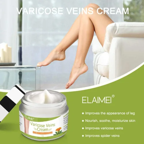 Miniatura 6 de Crema para venas varicosas para piernas – Mejora la circulación sanguínea, reduce las venas de araña y la pesadez, alivia la flebitis venas Trata