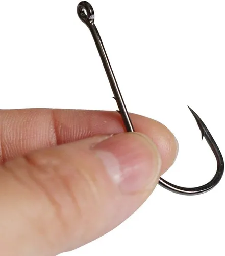 Miniatura 3 de Paquete de 50-100 ganchos de soporte de cebo 2 ganchos de pesca de púas