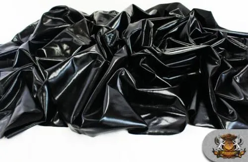 Miniatura 5 de 1 tela negra metálica de elastano de 60 pulgadas (vendida por yarda)