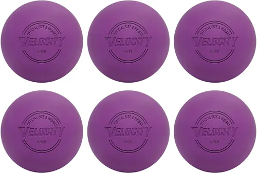 Miniatura 53 de Pelotas de lacrosse Velocity - 1, 2, 3, 6, 12, 18, 24, 36, 60 y 120 paquetes - para práctica, tamaño oficial aprobado por la NFHS y la universidad