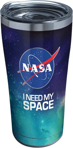 Miniatura 13 de Tervis Vaso aislado de doble pared NASA I Need My Space hecho en Estados Unidos mantiene las bebidas frías y calientes, 24 onzas, clásico