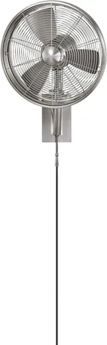Miniatura 2 de Minka-Aire F307-BN, Anywhere Ventilador de techo oscilante de 16 pulgadas, acabado de níquel cepillado con cuchillas plateadas