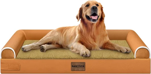 Miniatura 122 de Cama ortopédica lavable para perros medianos y grandes: cama con cojines de apoyo para perros medianos y grandes, cama impermeable de espuma tipo