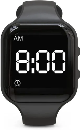 Miniatura 14 de Reloj despertador vibratorio, resistente al agua, reloj silencioso con recordatorio médico, con temporizador y 15 alarmas diarias