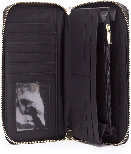 Miniatura 81 de Cartera de mano para mujer, estilo bohemio, con RFID, elegante, espaciosa con correa para viajes, capacidad para tarjetas, teléfono, dinero