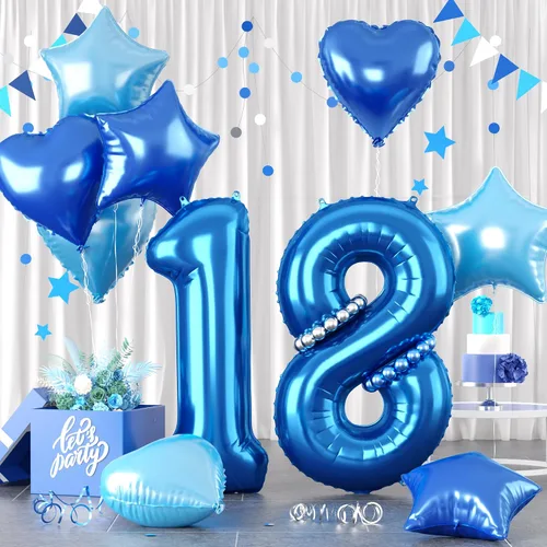 Miniatura 45 de Globos dorados de color champán con el número 11, globos de oro claro, globo de aluminio dorado con forma de corazón con estrella y globo largo