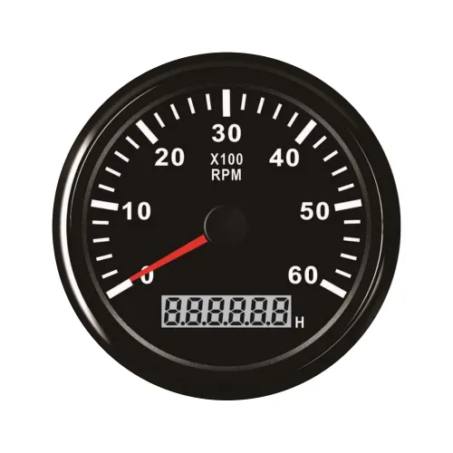 Miniatura 9 de ELING Tacómetro medidor de RPM con medidor de horas para coche, camión, barco, yate, 0-4000 rpm, 3.346 in con retroiluminación Blanco y acero