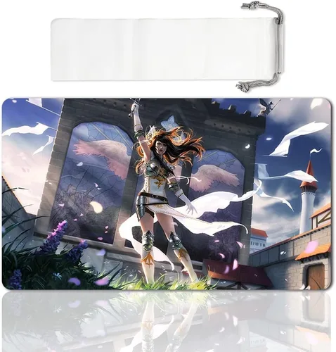 Miniatura 36 de Juego de mesa MTG Playmat Games Tamaño 60X35 cm CCG Compatible para MTG CCG RPG Juego de cartas coleccionables (Ajani Steadfast)
