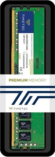 Miniatura 8 de Timetec 8 GB DDR4 2400 MHz PC4-19200 sin ECC sin búfer 1.2 V CL17 1Rx8 de rango único 288 pines UDIMM módulo de memoria RAM de actualización para PC