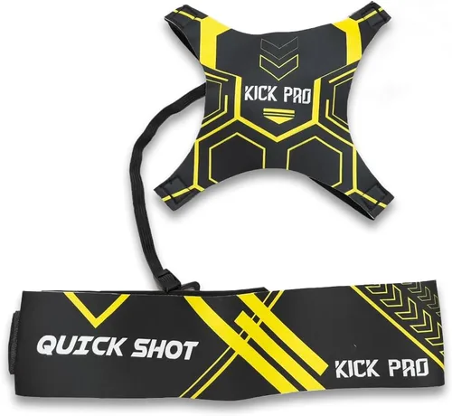 Amax - Equipo de entrenamiento de fútbol Kick Pro, entrenador personal manos libres, entrenamiento de práctica de fútbol para patear y lanzar, se