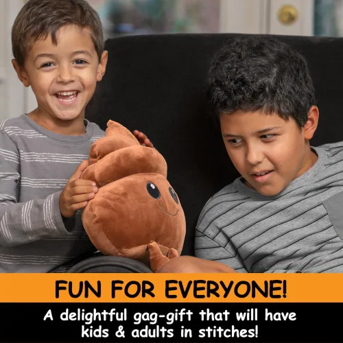 Miniatura 5 de Twiddler Toys Juguetes de Popo Emoji - Fabricante de Sonidos de Pedo - Juguete de Peluche Grande de 11 Pulgadas que Hace 20 Divertidos Sonidos