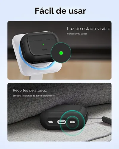 Miniatura 9 de ESR Funda para AirPods Pro 3, compatible con AirPods Pro de 3ª generación (2025), compatible con MagSafe, cubierta de protección completa contra