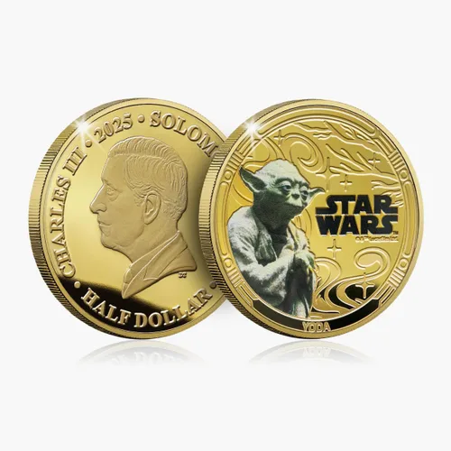 Miniatura 5 de FANTASY CLUB Colección oficial de monedas de la trilogía original de Star Wars Juego premium de 6 monedas Edición limitada certificada