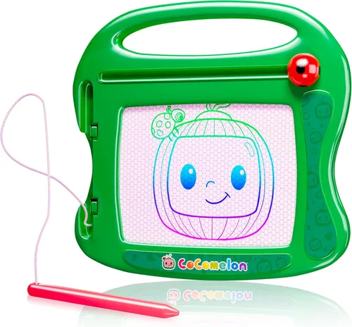 Lollipop Tablero magnético Cocomelon Travel Sketcher | Bloc de dibujo para niños con bolígrafo magnético - Juego creativo sobre la marcha, grandes