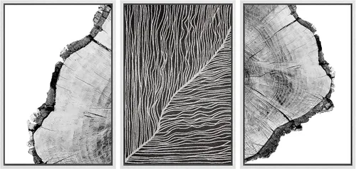 Miniatura 121 de SIGNWIN Lienzo enmarcado para pared, juego de arte abstracto de serenidad costera, ilustraciones abstractas junto al mar, arte moderno, decorativo