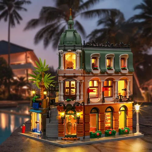 Miniatura 3 de LIGHTAILING Kit de iluminación LED para Lego Boutique-Hotel - Juego de luces LED compatibles con el modelo Lego