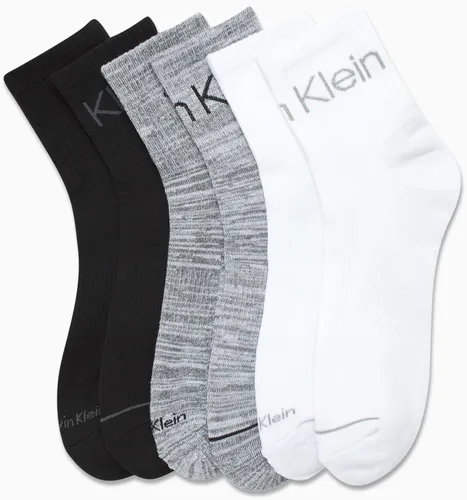 Miniatura 39 de Calvin Klein Calcetines deportivos acolchados de corte alto para hombre (paquete de 6)